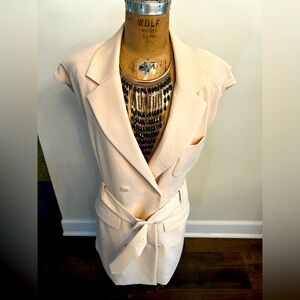 Cream Suit Dress Made in Paris
